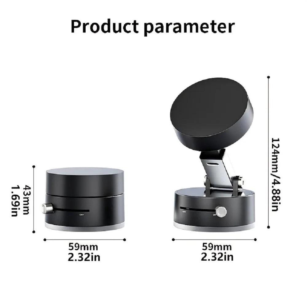 Suction Cup Magnetic Phone Holder Lazy Multi-Functional Foldable Storage Holder Vacuum Suction Phone Holder