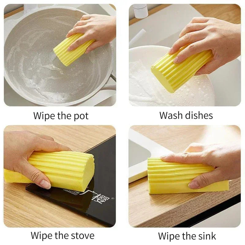 Magic Dust Cleaning Sponge – Reusable Eraser Duster for Blinds, Windows & Kitchen Surfaces